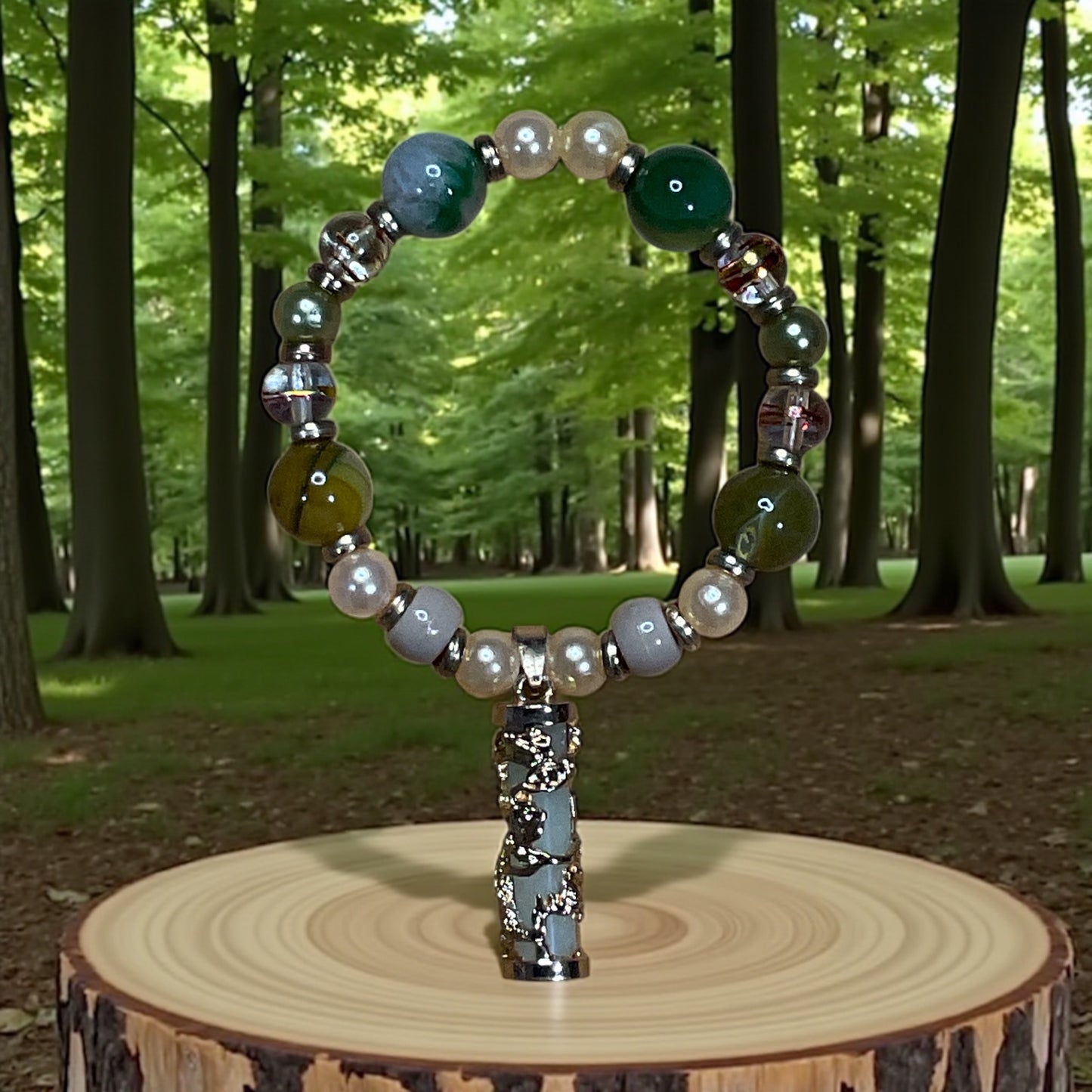 Forest Keeper Charm Bracelet