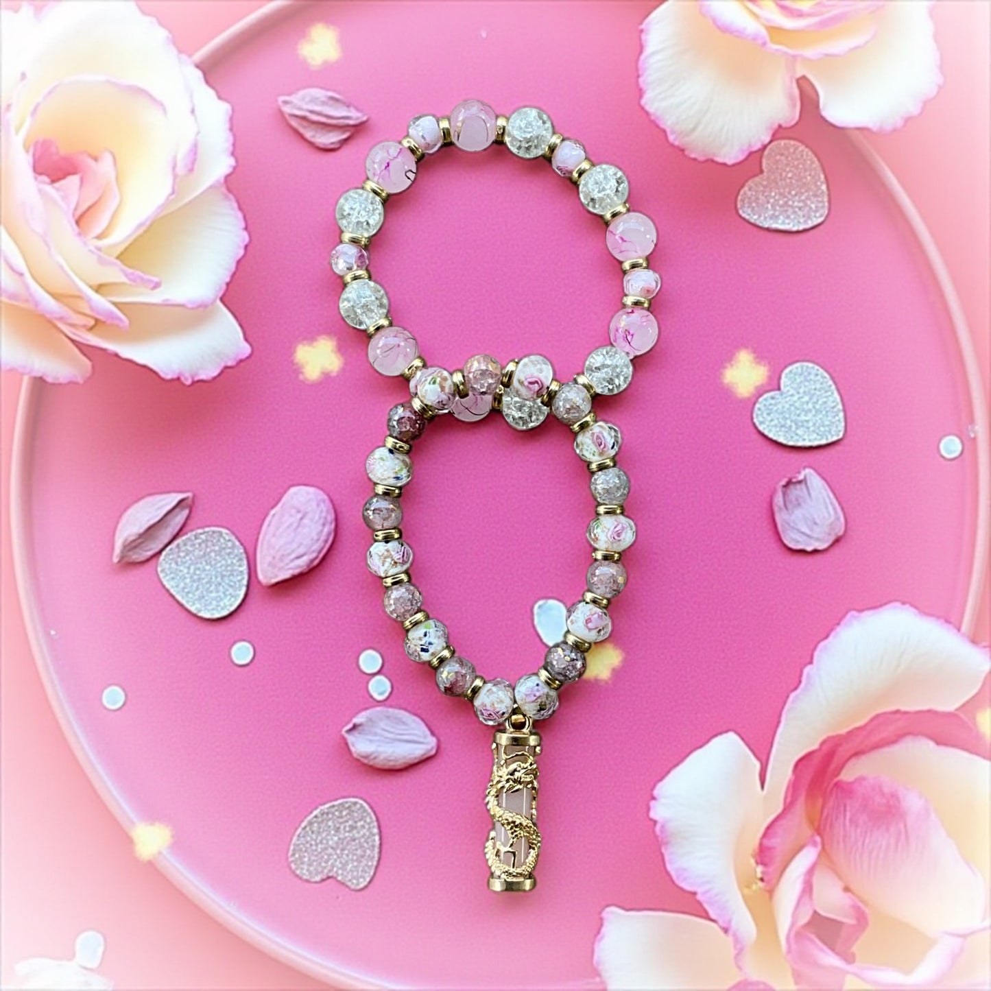 Dragon Charm Bracelet Set