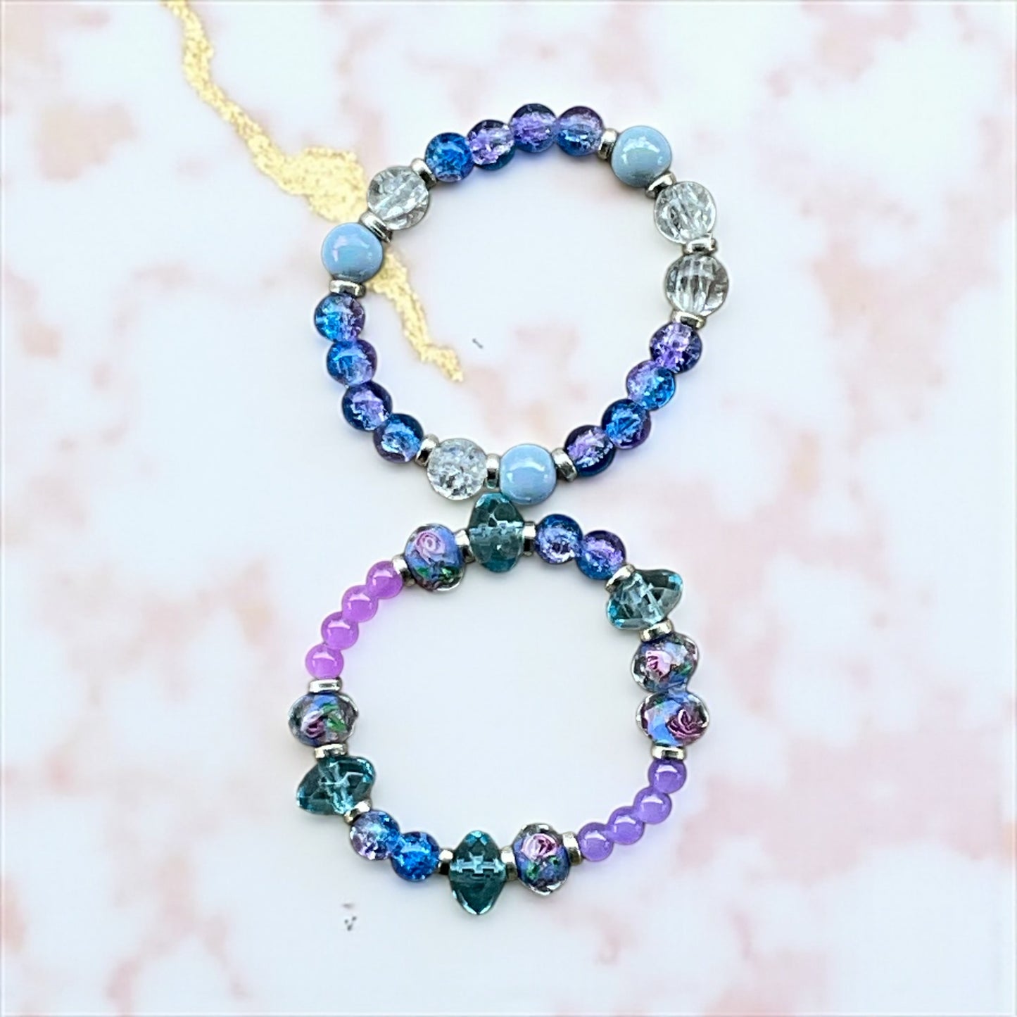 Aqua Dreamscape Bracelet Set