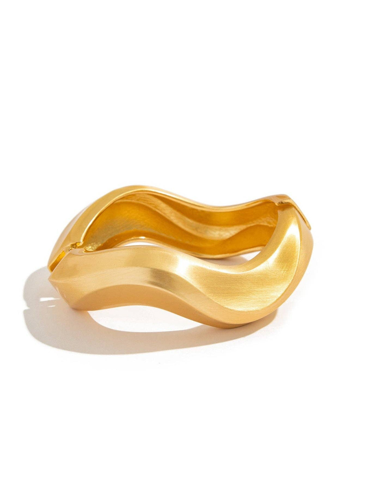 Punk Wide Bangle Spring Closure Bracelet Women N6B012