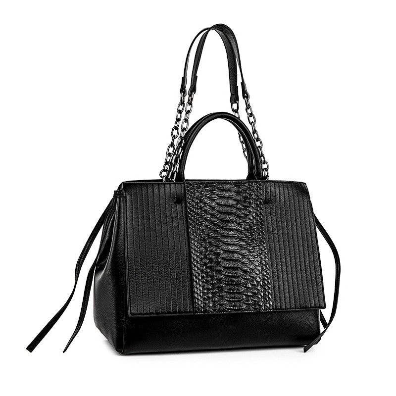 Leisure Hand Tote Large Capacity Leather Bag