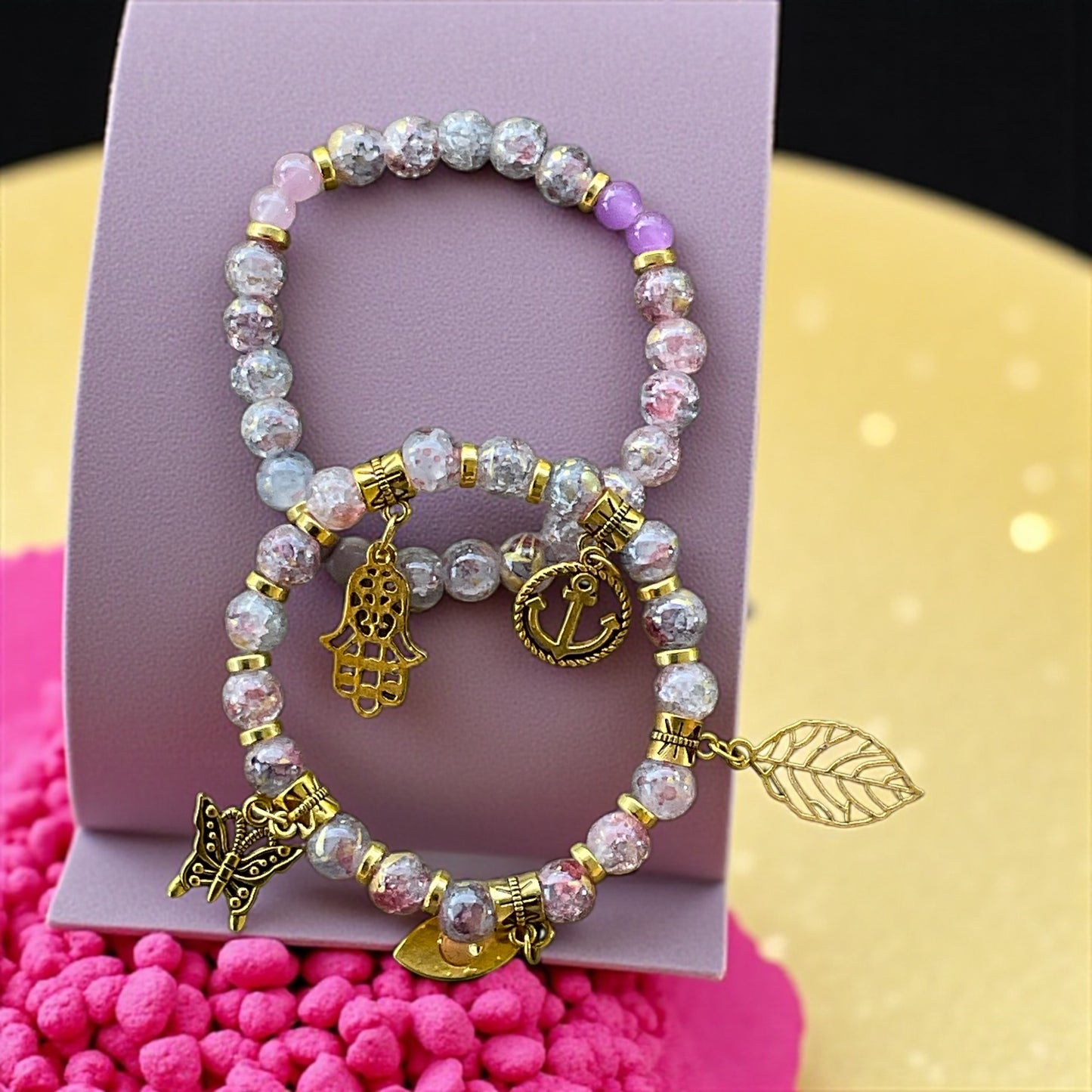 Stardust Charm Bracelet Set