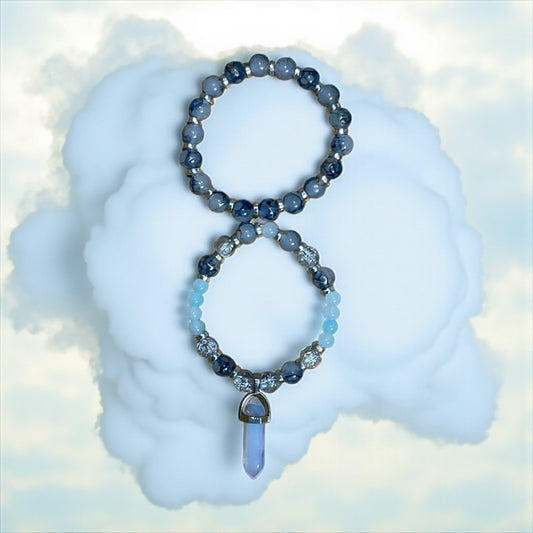 Blue Moon Whispers Bracelet Set