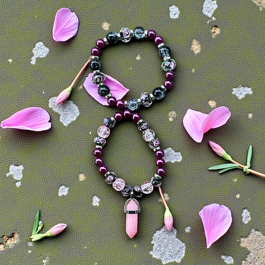 Twilight Bloom Bracelet Set