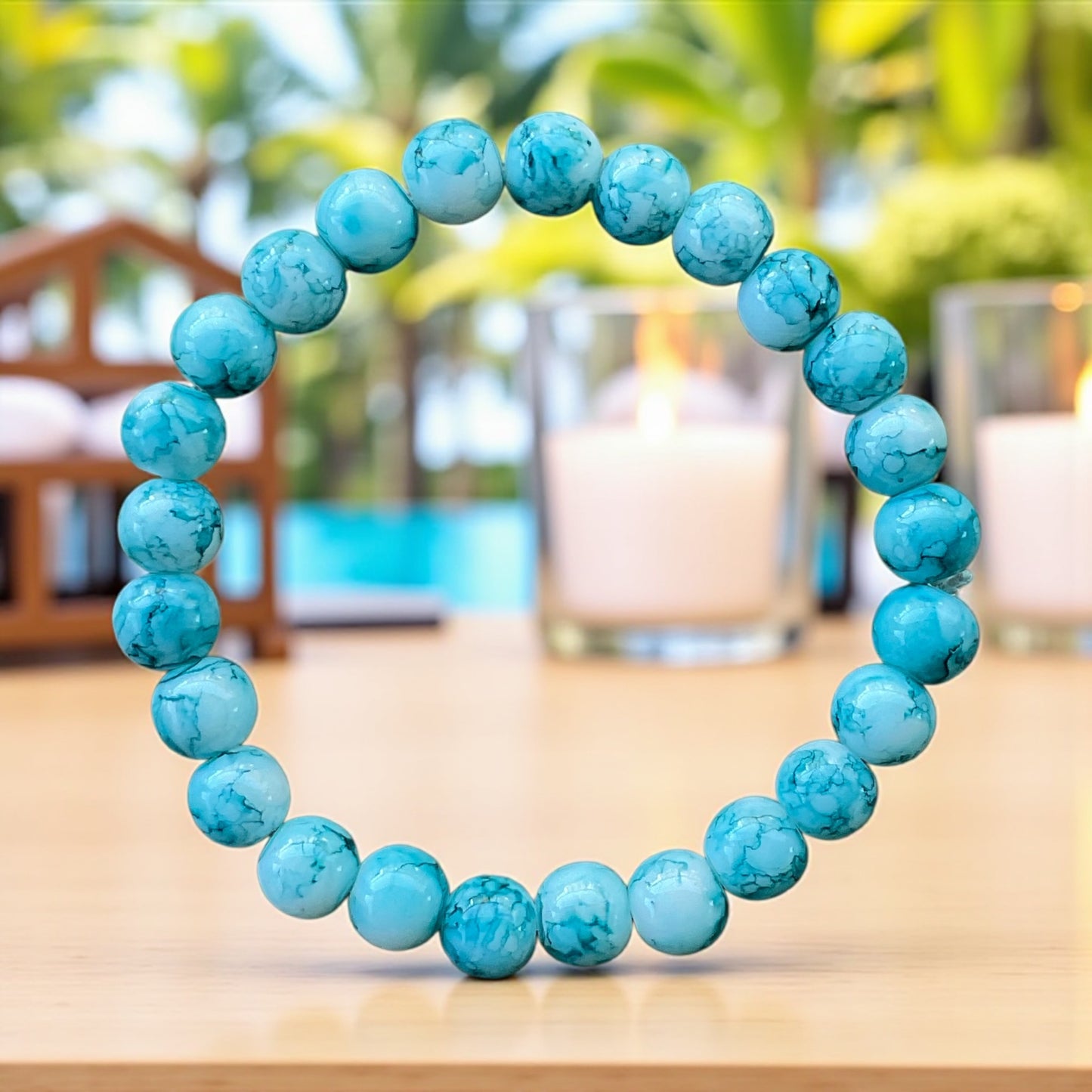 Speckled Teal Bracelet