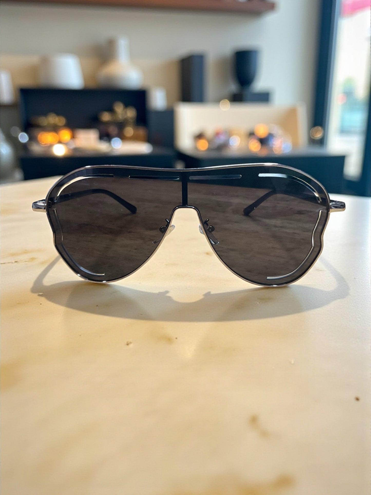 Butterfly Wing Oversized Sunglasses