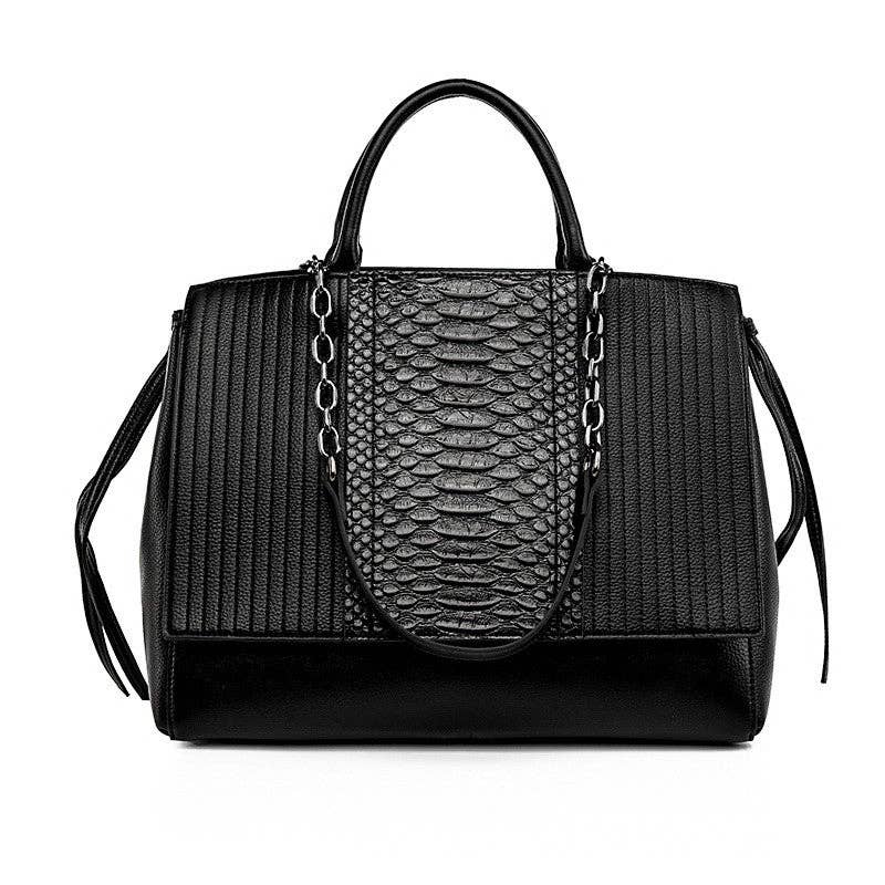 Leisure Hand Tote Large Capacity Leather Bag