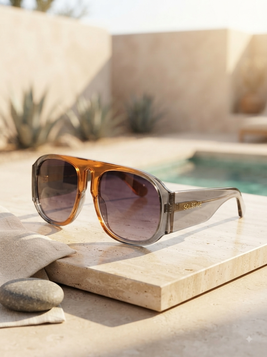 The 'Emberlight' Gradient Aviator Frames