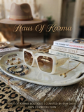 Haus Of Karma Ivory Square Sunglasses