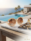Haus Of Karma Sculpted Geometric Sunglasses