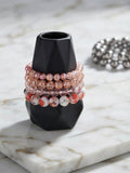 The Blushing Rose Quartz Bracelet Stack