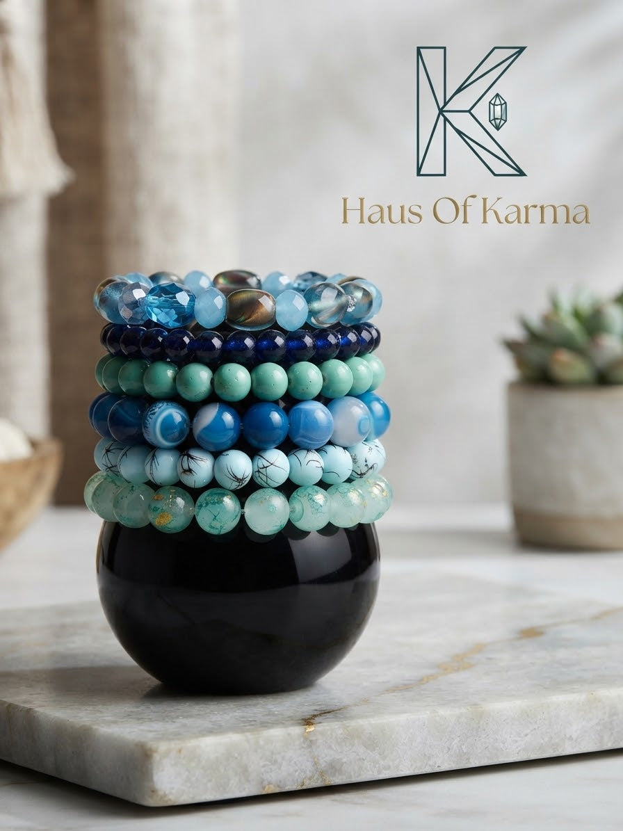 The Deep Ocean Tide Bracelet Stack