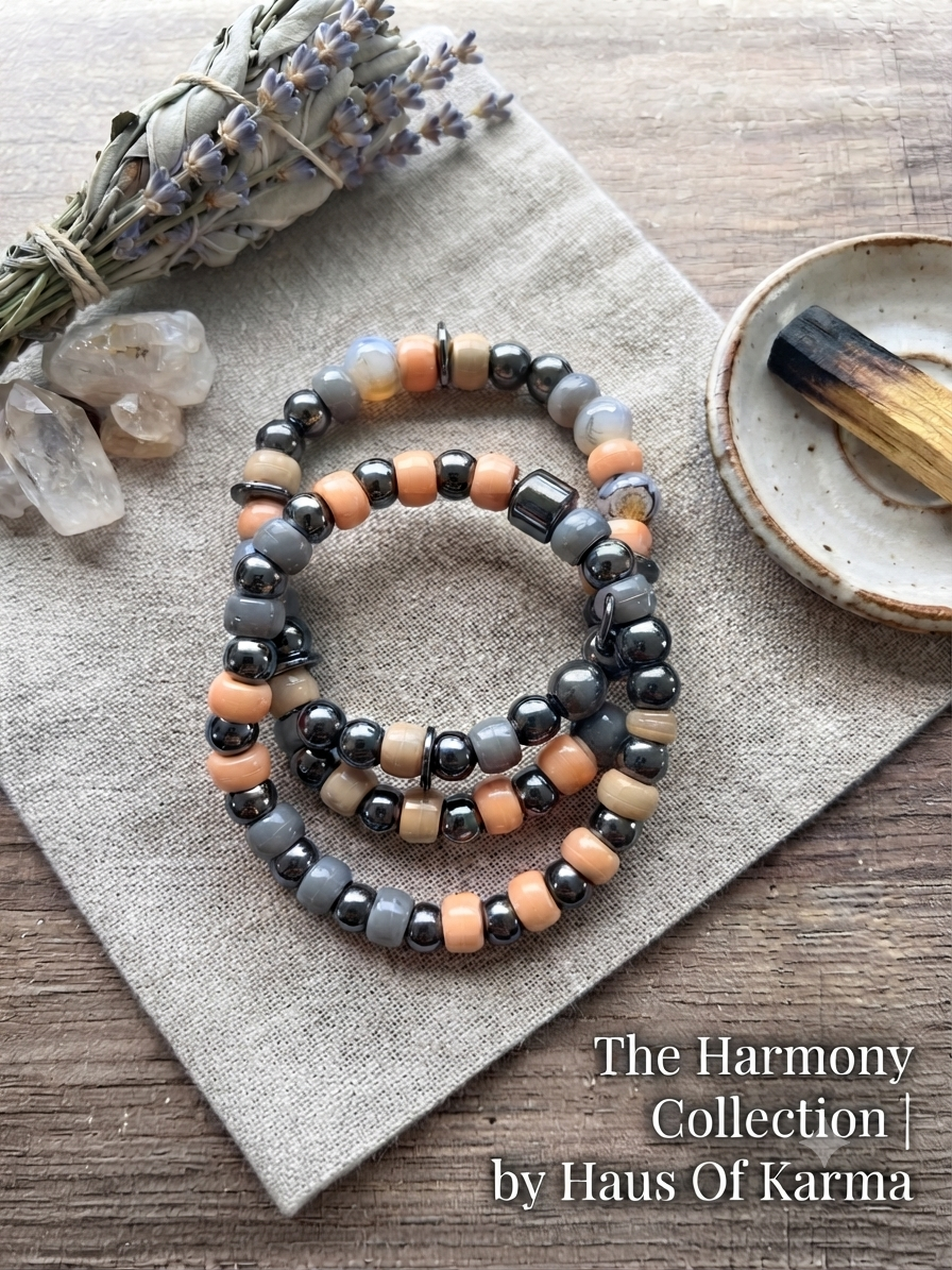 The Harmony Beaded Bracelet 3 Stack | Haus Of Karma