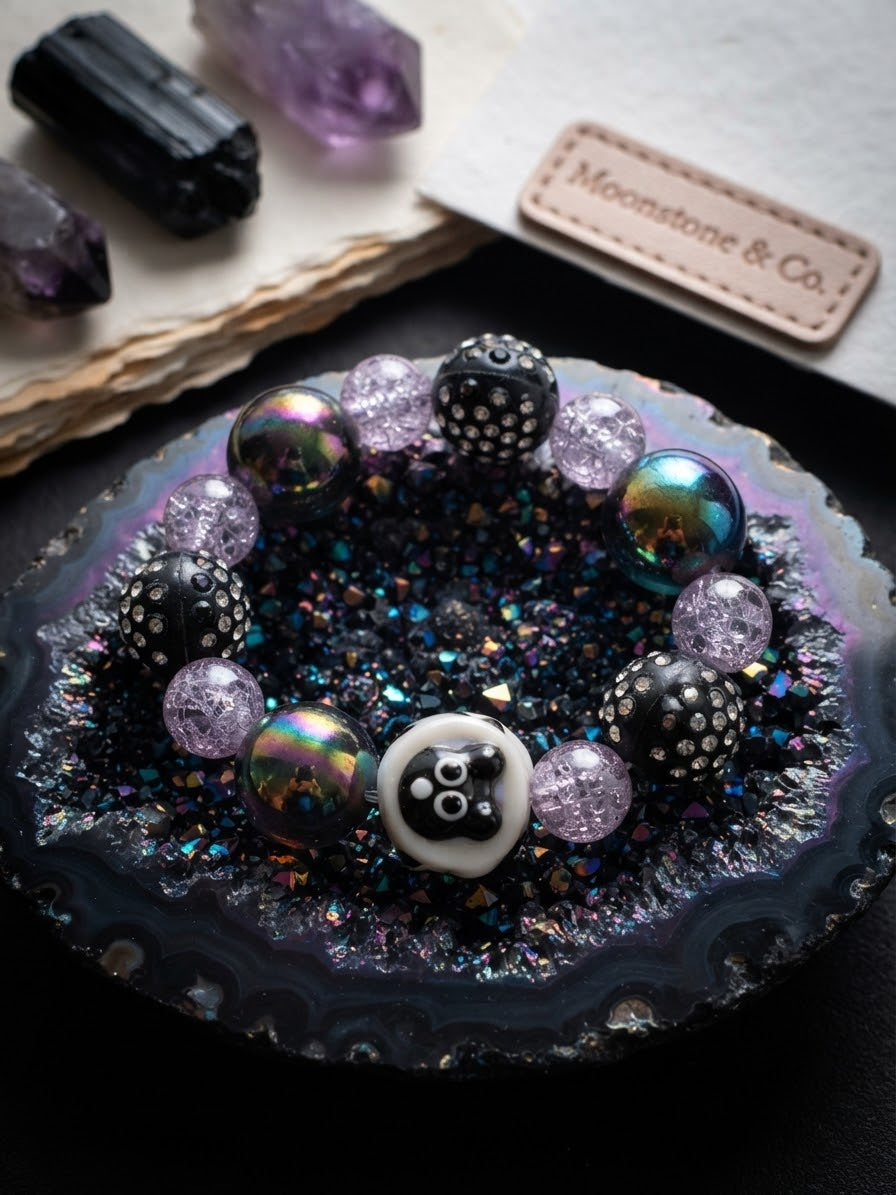Kids' Gumball Galaxy & Cute Panda Stretch Bracelet – Haus Of Karma