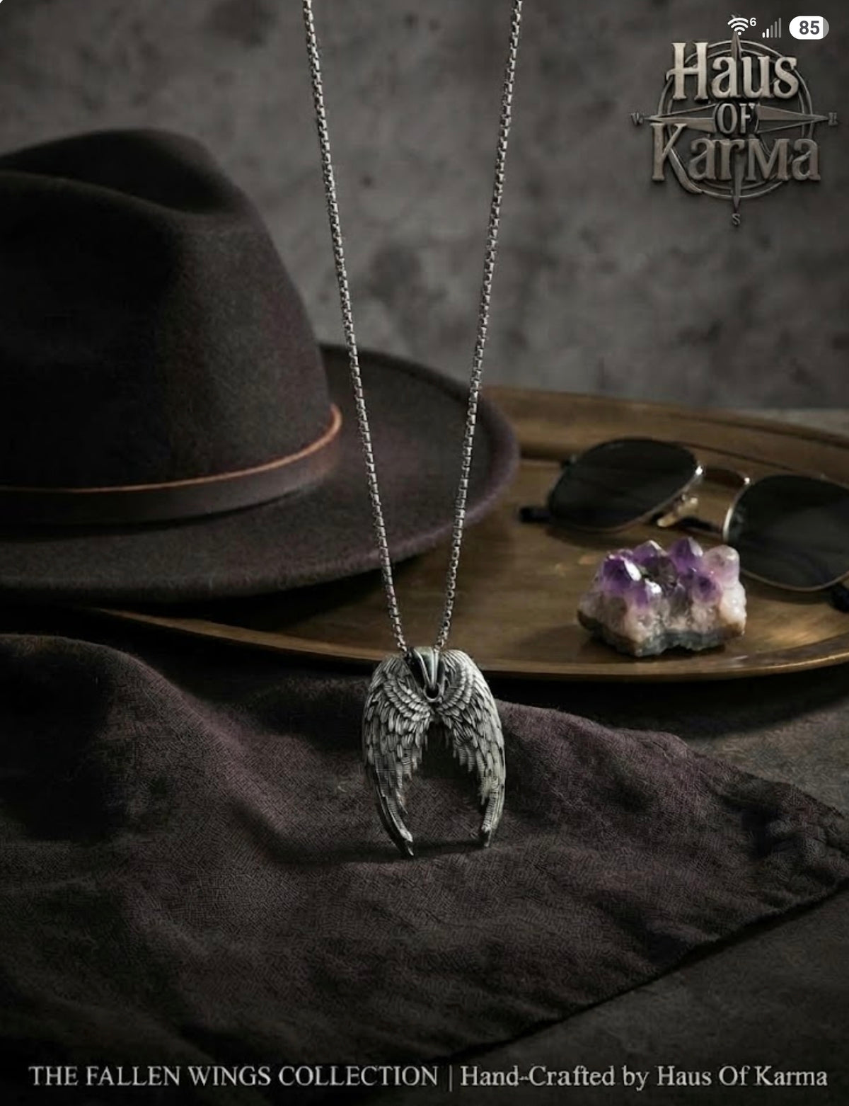 The Fallen Wings Necklace
