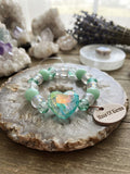 Kids' Mint Magic Heart Sparkle Bracelet – Haus Of Karma