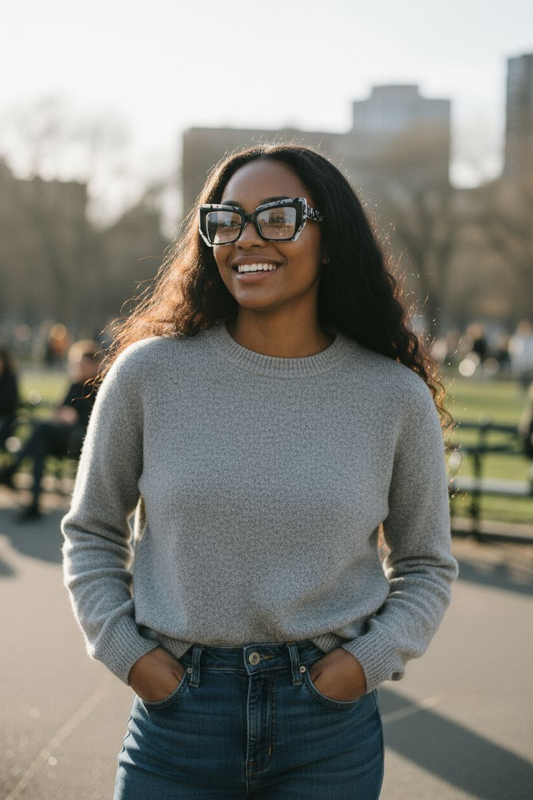 Purfect Gaze Transparent Lens Glasses