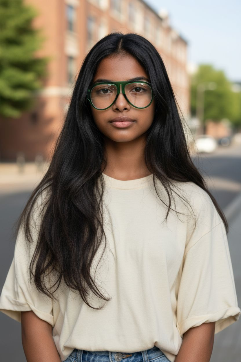 Retro Transparent Glasses