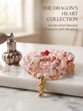 Haus of Karma Dragon's Heart Beaded Bracelet Stack