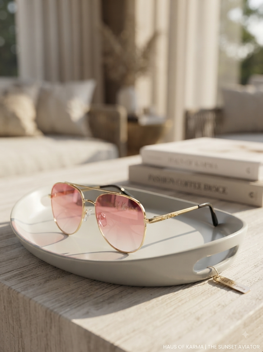 Haus Of Karma Sunset Aviator Sunglasses