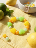 Kids' Lemon-Lime Heart Stretch Bracelet – Haus Of Karma