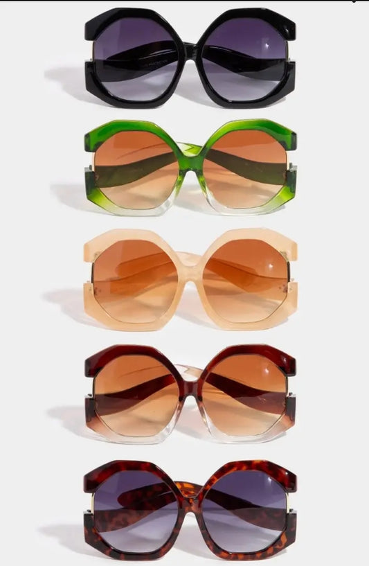 Haus Of Karma Oversized Aura Rings Sunglasses