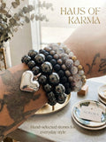 Haus of Karma - Monochrome Elegance Beaded Bracelet Stack