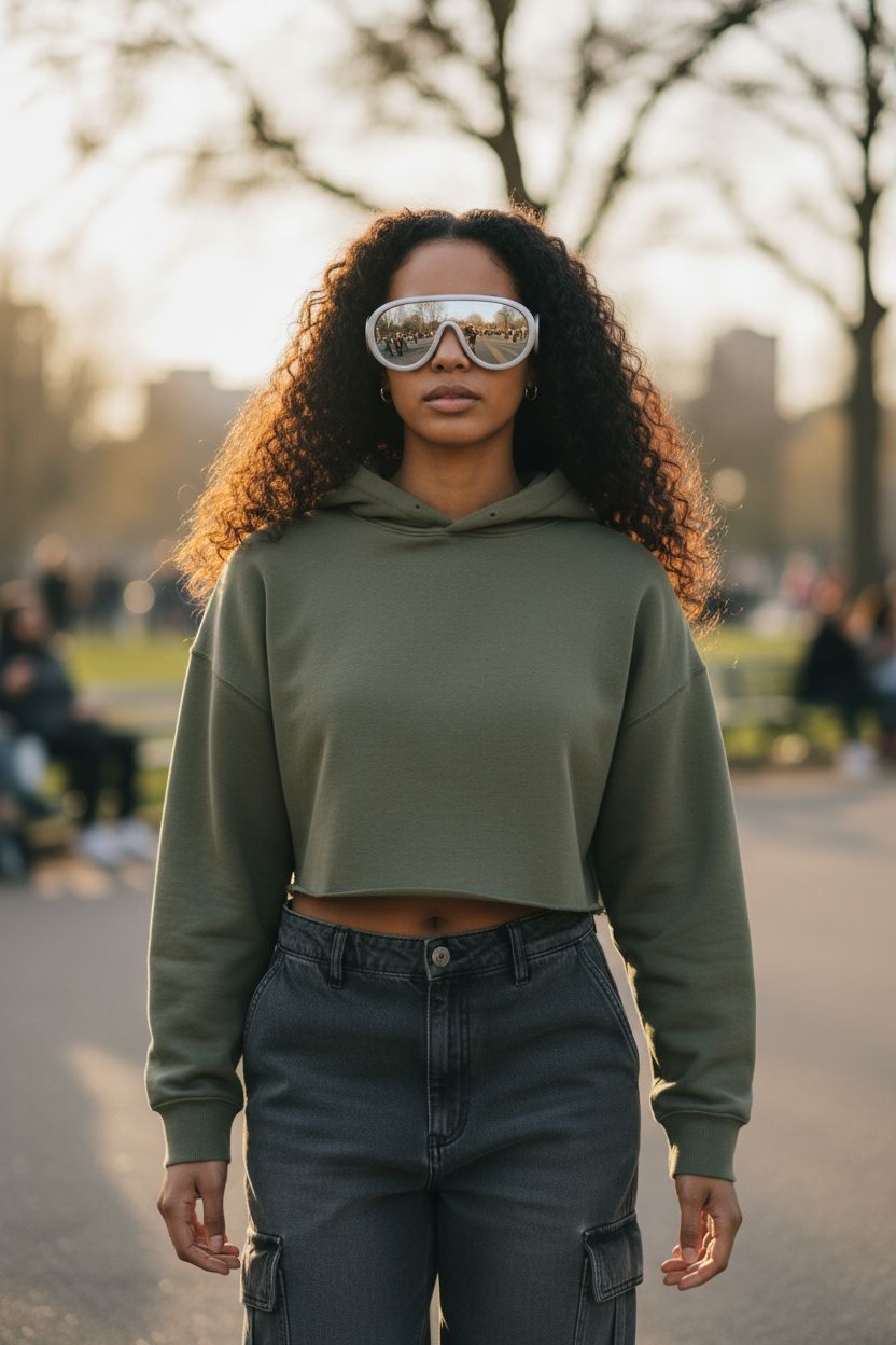 Silver Oversized Aviator Sunglasses